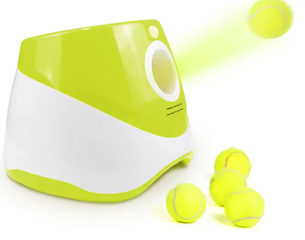 Automatische Tennisballenwerper voor Honden – Interactief Speelgoed met 3 Afstanden