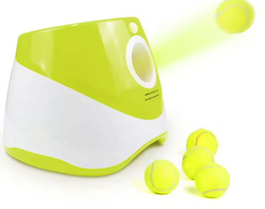 Automatische Tennisballenwerper voor Honden – Interactief Speelgoed met 3 Afstanden