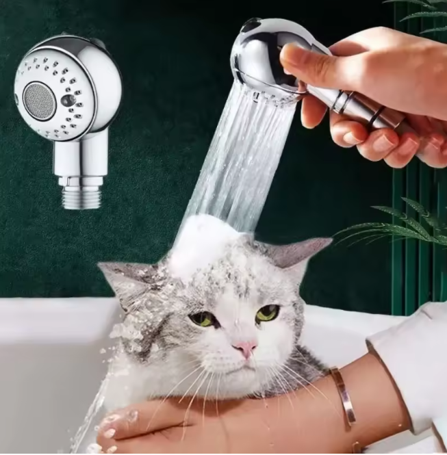 Waterbesparende Huisdierdouche – Verstelbare Handheld Sproeier voor Honden en Katten