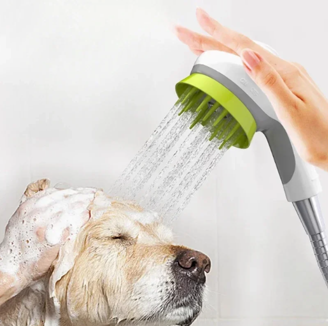 Huisdier Douche Sproeier – Hond en Kat Bad met Massageborstel