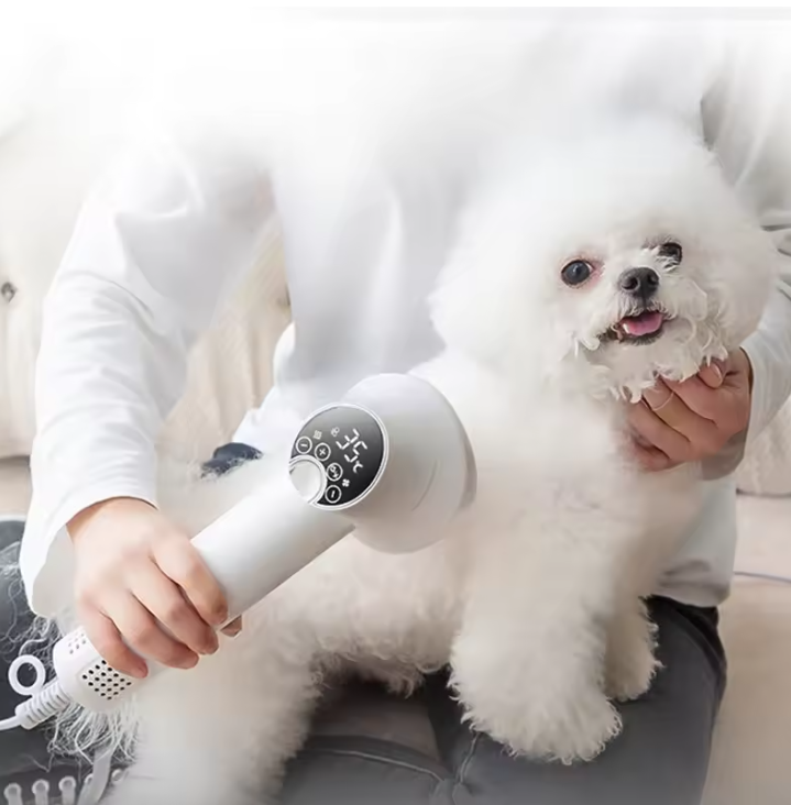 Intelligente Huisdier Föhn – LED Display & Instelbare Temperatuur voor Hond en Kat
