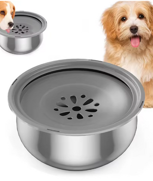 Roestvrijstalen Drijvende Waterkom – 4,3L Automatische Drinkbak voor Hond & Kat