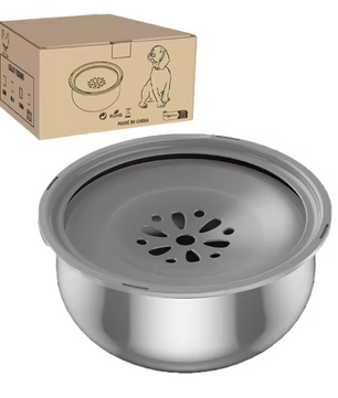 Roestvrijstalen Drijvende Waterkom – 4,3L Automatische Drinkbak voor Hond & Kat