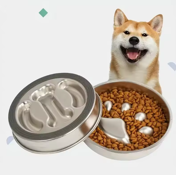 Verhoogde Roestvrijstalen Voerbak – Ergonomisch & Antislip, Voor Hond en Kat