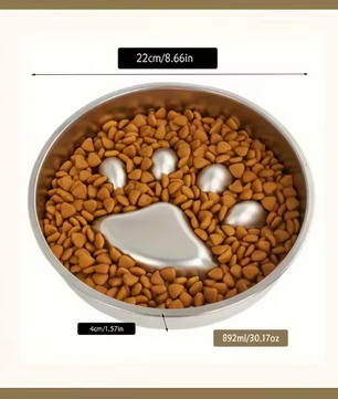 Verhoogde Roestvrijstalen Voerbak – Ergonomisch & Antislip, Voor Hond en Kat