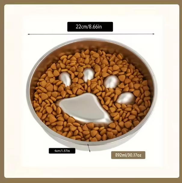Verhoogde Roestvrijstalen Voerbak – Ergonomisch & Antislip, Voor Hond en Kat