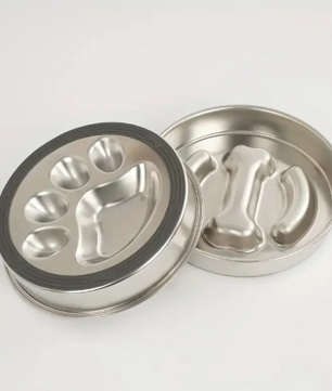 Verhoogde Roestvrijstalen Voerbak – Ergonomisch & Antislip, Voor Hond en Kat