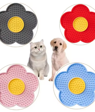 Zonnebloem Lickmat Hond & Kat – Siliconen Likplaat, Stressverlagend en Leuk