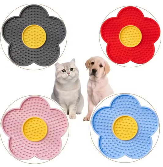 Zonnebloem Lickmat Hond & Kat – Siliconen Likplaat, Stressverlagend en Leuk