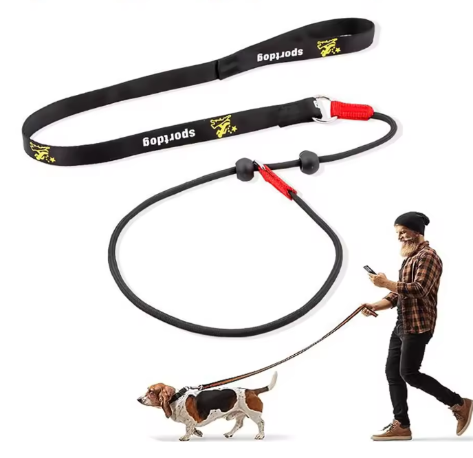 Hondentraining Slipriem – 2-in-1 Halsband & Lijn, 150 cm