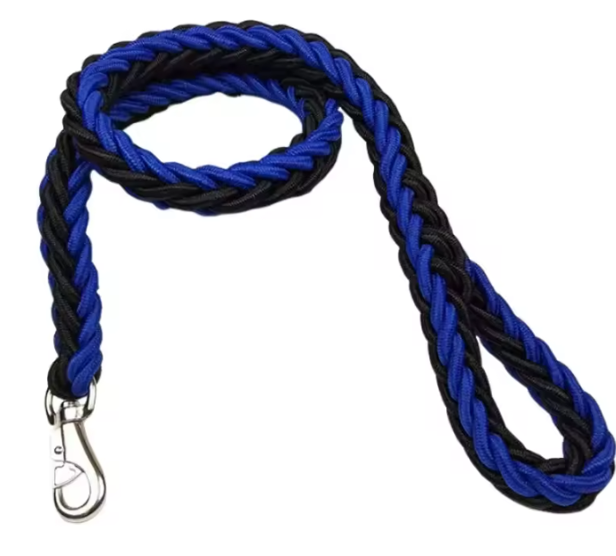 Sterke Nylon Hondenriem – Gevlochten Trekkabel voor Middelgrote & Grote Honden