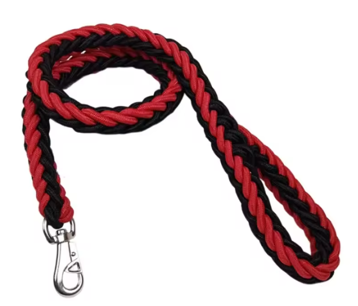 Sterke Nylon Hondenriem – Gevlochten Trekkabel voor Middelgrote & Grote Honden