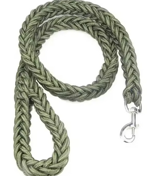 Sterke Nylon Hondenriem – Gevlochten Trekkabel voor Middelgrote & Grote Honden