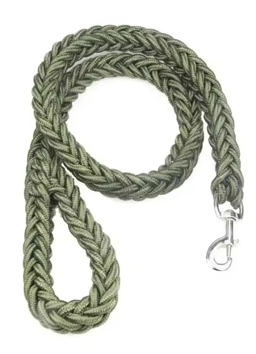 Sterke Nylon Hondenriem – Gevlochten Trekkabel voor Middelgrote & Grote Honden