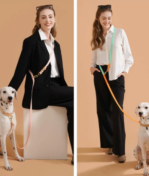 Handgemaakte Luxe Hondenriem – Stevig, Duurzaam & Kleurvol voor Middelgrote en Grote Honden