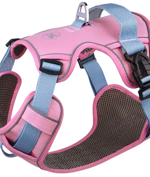Ademend Nylon Hondenharnas – Reflecterend, Verstelbaar & Comfortabel Vest