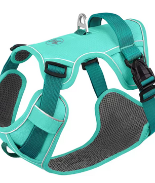 Ademend Nylon Hondenharnas – Reflecterend, Verstelbaar & Comfortabel Vest