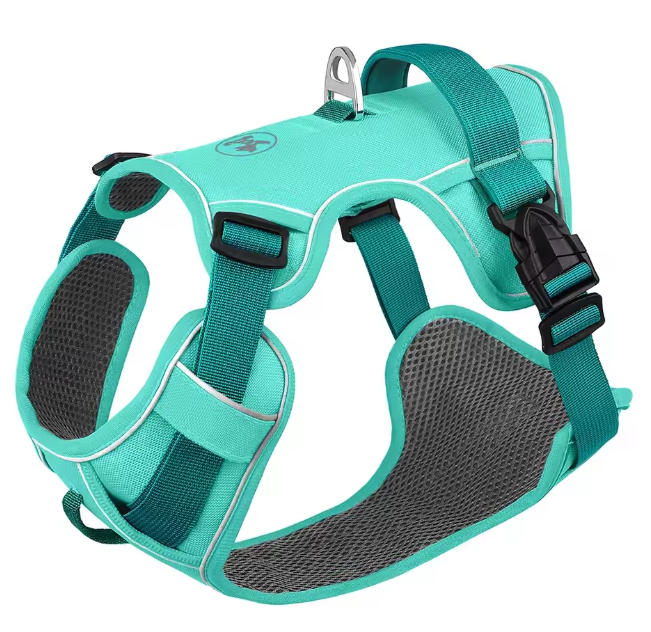 Ademend Nylon Hondenharnas – Reflecterend, Verstelbaar & Comfortabel Vest