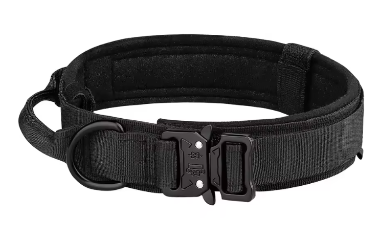 Tactische Nylon Hondenhalsband – Metalen Gesp & Ademend Ontwerp voor Middelgrote en Grote Honden