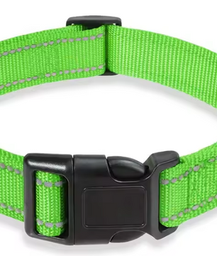 Reflecterende Nylon Hondenhalsband – Verstelbaar & Veilig voor Kleine en Middelgrote Honden