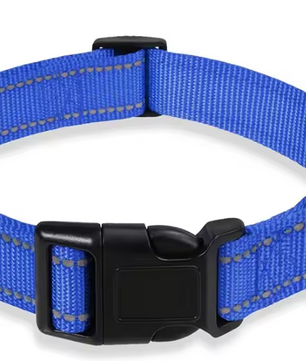 Reflecterende Nylon Hondenhalsband – Verstelbaar & Veilig voor Kleine en Middelgrote Honden