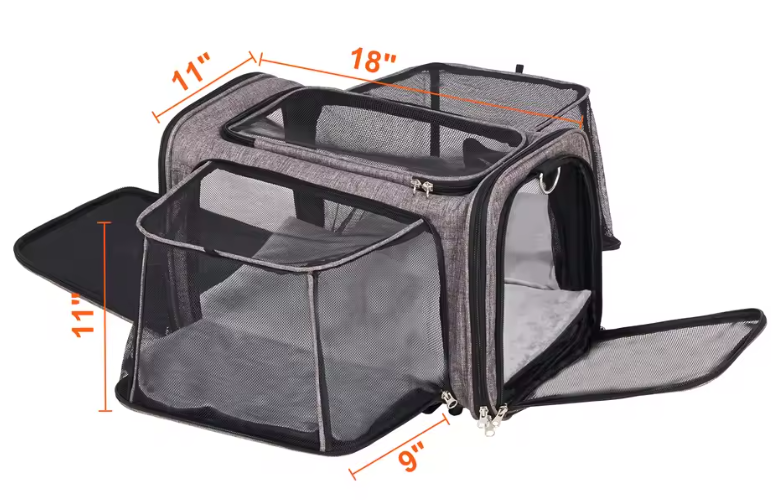 Rollende Huisdierdrager met Wielen – Rugzak, Trolley & Schoudertas