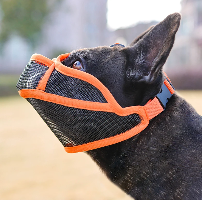 Ademende Hondensnuit – Anti-Bijt Snuit voor Bulldogs & Kortharige Rassen