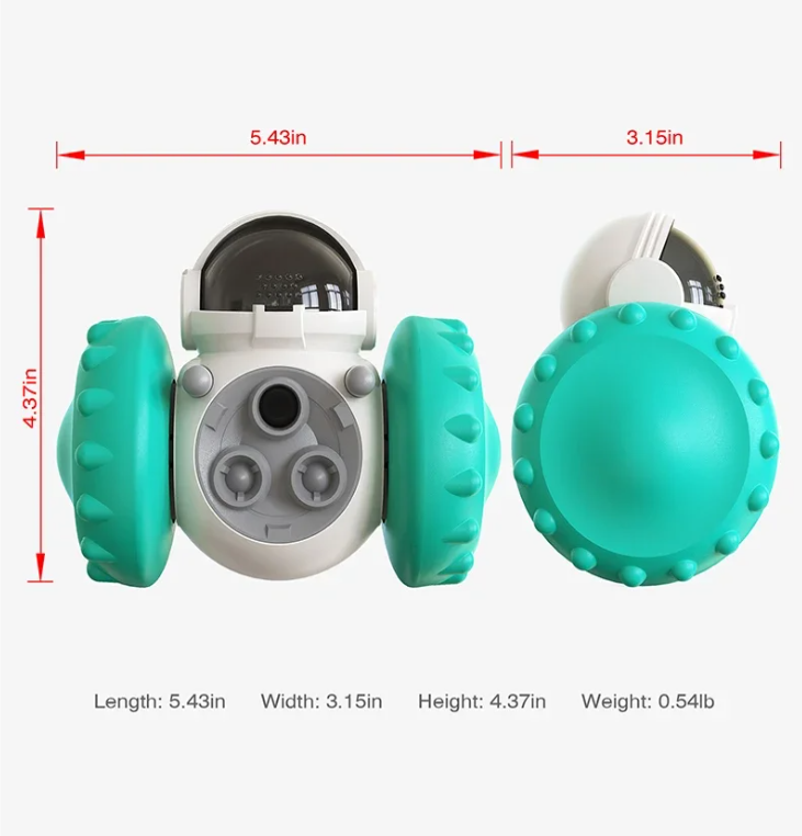 Interactief Hondenvoer Speelgoed – Tumbler Slow Feeder & IQ Trainer