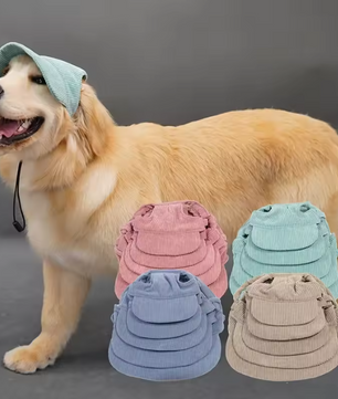 Verstelbare Hond Pet – Ademend Zonnehoedje met Oorgaten
