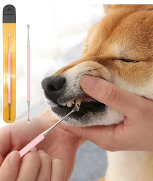 Hond Tandsteen Verwijderaar – RVS Tandreiniger & Schraper Kit