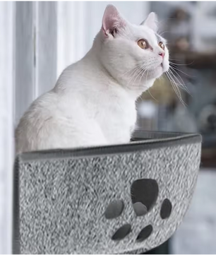 Kattenraambed Hangmat – Comfortabele Vensterligstoel met Zuignappen, Inclusief Kussen
