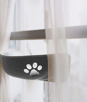 Kattenraambed Hangmat – Comfortabele Vensterligstoel met Zuignappen, Inclusief Kussen