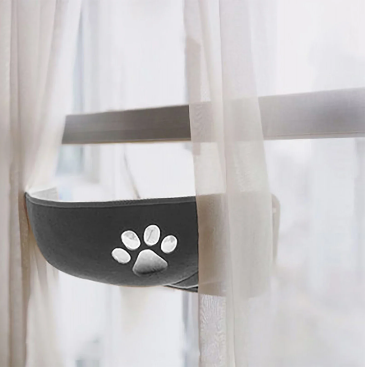 Kattenraambed Hangmat – Comfortabele Vensterligstoel met Zuignappen, Inclusief Kussen