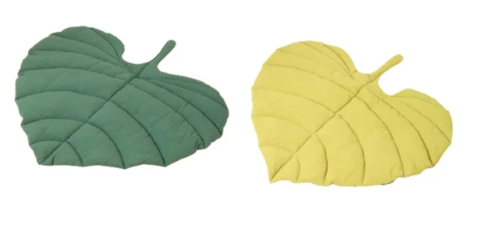 Kattenbed Bladvorm – Zachte Antislip Slaapmat & Wasbaar Huisdierkleed