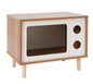 Houten Kattenhuis in TV-Vorm – Stevig & Comfortabel Kattenbed met Ventilatiegaten, Inclusief Steunpoten