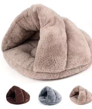 Warm Fleece Kattenbed – Zacht Huisdiernest & Comfortabel Slaaphuis