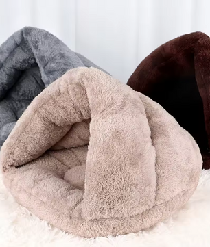 Warm Fleece Kattenbed – Zacht Huisdiernest & Comfortabel Slaaphuis