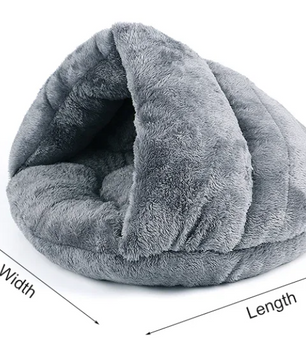 Warm Fleece Kattenbed – Zacht Huisdiernest & Comfortabel Slaaphuis