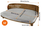 Verhoogd Houten Kattenbed – Comfortabele Loungebank met Kussen