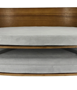 Verhoogd Houten Kattenbed – Comfortabele Loungebank met Kussen