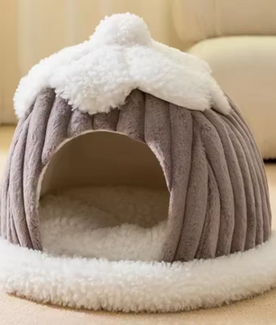 Warm Katten- en Hondenhuis – Zacht & Gezellig Huisdiernest, Wasbaar en Comfortabel