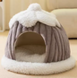 Warm Katten- en Hondenhuis – Zacht & Gezellig Huisdiernest, Wasbaar en Comfortabel
