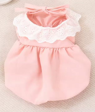Kattenjurk met Kant – Zachte Zomer Prinses Rok voor Katten & Kleine Honden