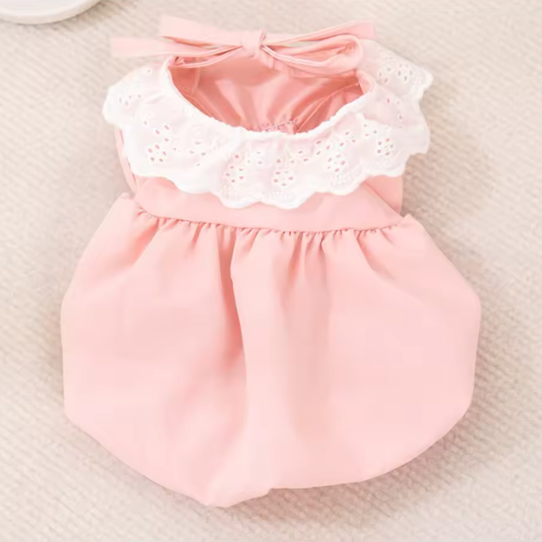 Kattenjurk met Kant – Zachte Zomer Prinses Rok voor Katten & Kleine Honden