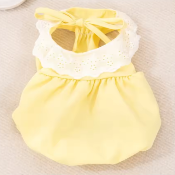Kattenjurk met Kant – Zachte Zomer Prinses Rok voor Katten & Kleine Honden