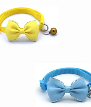 Verstelbare Kattenhalsband met Vlinderdas & Bel – Stijlvol en Comfortabel