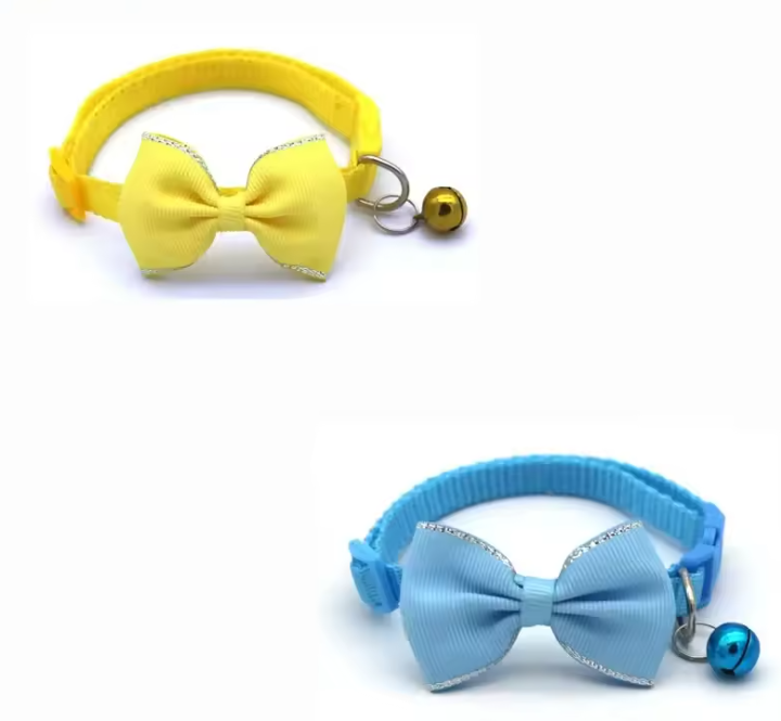 Verstelbare Kattenhalsband met Vlinderdas & Bel – Stijlvol en Comfortabel