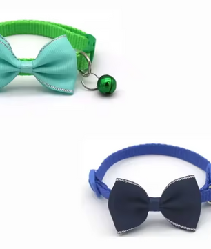 Verstelbare Kattenhalsband met Vlinderdas & Bel – Stijlvol en Comfortabel