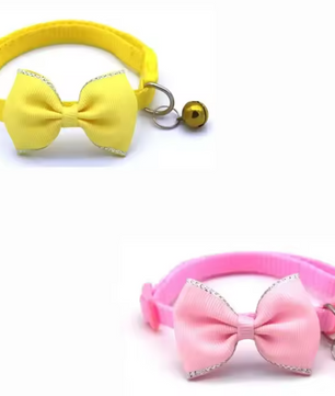 Verstelbare Kattenhalsband met Vlinderdas & Bel – Stijlvol en Comfortabel