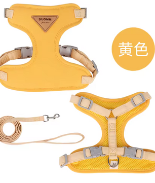Ademend Nylon Harnas met Riem – Comfortabel Vest voor Katten & Kleine Honden